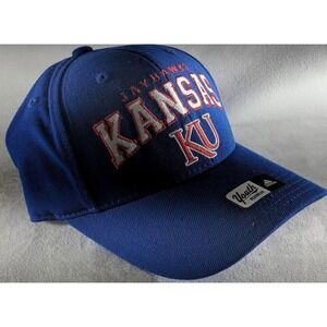 Adidas Youth One Size Fits All Kansas Jayhawks NCAA Baseball Hat Cap NEW
